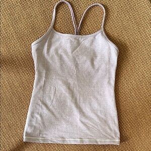 Lululemon Fuschia Striped Tank Top